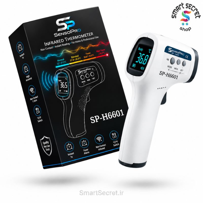 تب سنج لیزری مدل SP-H6601 برند سنسوپرو SensoPro 2 تب سنج لیزری مدل SP-H6601